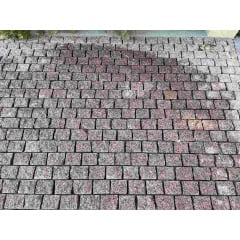 Гранітна брусчатка жадовка (короцька) 10*8*5 покращена Бородянка