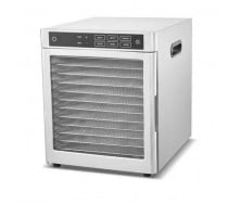 Дегидратор бытовой Tekhniko DH-12F-SS нержавеющая сталь (12 лотков 30*28 см)