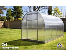 Теплиця 2×4 з полікарбонатом 8 мм
