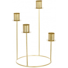Декоративный подсвечник Bona 16х16х26 см Gold (DP262395)