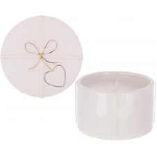 Интерьерный подсвечник Bona Golden Bow diameter 9.5 см Белый (DP261639)
