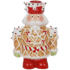 Набор подсвечников BonaDi Gingerbread Soldier 8.5х6х13 см 2 шт Коричневый (DP232341)