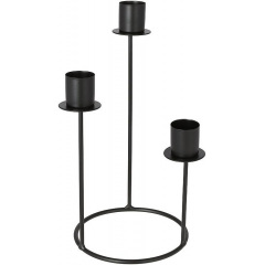 Декоративный подсвечник Bona 12х12х24 см Black (DP262392) Киев