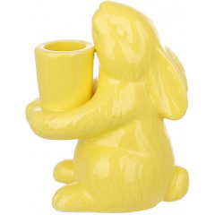 Интерьерный подсвечник Bona Yellow Rabbit 11 см (DP261648) Киев