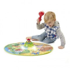 Детский развивающий коврик Chicco Animal Mole 67.5х67.5х8.4 см Разноцветный (KD229638) Киев