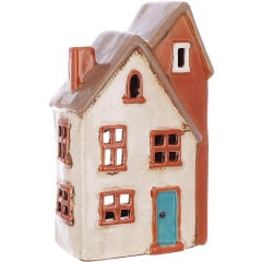 Интерьерный подсвечник BonaDi Old Town House N2 12х7.5х20 см Бежевый (DP231208) Киев