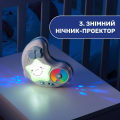 Коврик с дугами и ночником Chicco Луна 83x83x50 см Разноцветный (KD229648) Кропивницкий