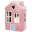 Интерьерный подсвечник BonaDi Old Town House N19 13.5х10х20.5 см Розовый (DP231214) Киев