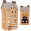 Интерьерный подсвечник BonaDi Old Town House N4 11х9х22 см Оранжевый (DP231210) Киев