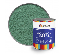 Молотковая краска зеленая быстросохнущая антикоррозийная