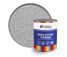 Молотковая краска серебристая быстросохнущая антикоррозийная