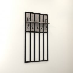 Передпокій у коридор Tobi Sho Бронкс ПЛ/2 у стилі Лофт із дзеркалом, 2580x350x1900 мм Хортиця Броди