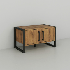 Прихожая модульная Tobi Sho Альто ПЛ/4 в стиле Лофт с зеркалом, 2180x350x1900 мм Файервуд Львов