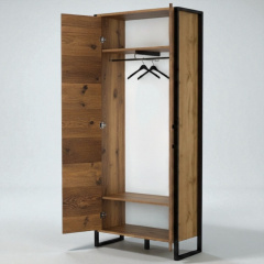 Комплект в прихожую Tobi Sho Рейден ПЛ/5 в стиле Лофт без зеркала, 1720x350x1900 мм Файервуд Полтава