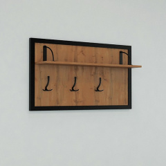 Комплект у передпокої Tobi Sho Рейден ПЛ/5 в стилі Лофт без дзеркала, 1520x350x1900 мм Фаєрвуд Херсон