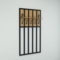 Прихожая в коридор Tobi Sho Бронкс ПЛ/2 в стиле Лофт с зеркалом, 2580x350x1900 мм Файервуд Дрогобыч