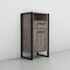 Прихожая в коридор Tobi Sho Бракстон ПЛ/6 в стиле Лофт с зеркалом, 1320x350x1900 мм Хортица Кропивницкий