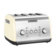 Тостер KitchenAid 5KMT421EAC, на 4 хлебца, кремовый