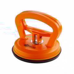 Держатель-присоска для стекла и плитки Polax одинарная 115 мм Оранжево-черный (37-186) Косов