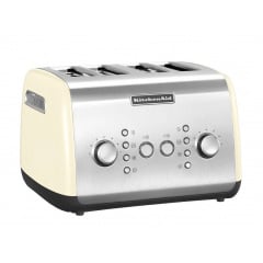 Тостер KitchenAid 5KMT421EAC, на 4 хлебца, кремовый Умань