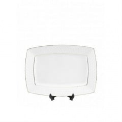 Тарілка фарфорова 17 см прямокутна Interos Снігова Королева 705718-А Косів