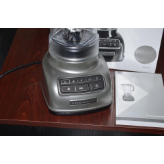 Стационарный настольный блендер 1.75 л, KitchenAid 5KSB1585ECU Diamond серебряный Київ