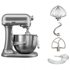 Профессиональный планетарный миксер KitchenAid Heavy Duty 5KSM7591XESL, 6.9 л, серебряный Косів