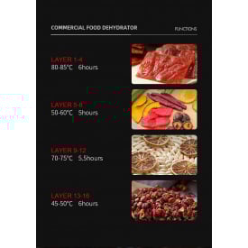 Дегидратор профессиональный Tekhniko DH-06D-BK (6 лотков), черный