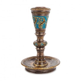 Вінтажний свічник в арабському стилі Veronese 15 см Коричневий (AL230044)