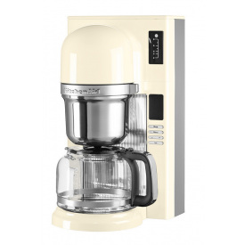 Кофеварка KitchenAid 5KCM0802EAC, заливного типа, графин 1.18л, кремовая