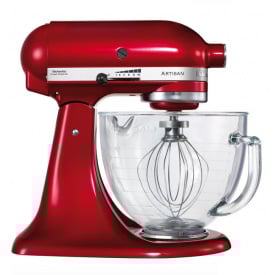Планетарный миксер Artisan KitchenAid 5KSM156ECA, 4.83 л, карамельное яблоко (стеклянная чаша)