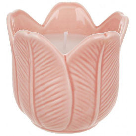 Интерьерный подсвечник Bona Pink Tulip diameter 9 см (DP261647)