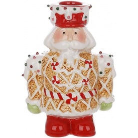 Набор подсвечников BonaDi Gingerbread Soldier 8.5х6х13 см 2 шт Коричневый (DP232341)