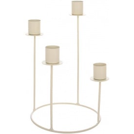 Декоративный подсвечник Bona 16х16х27 см White (DP262393)