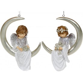Набор подвесок BonaDi Ангельская Благодать серебро 11x5.5x17.5 см 2 шт Разноцветный (DP186297)