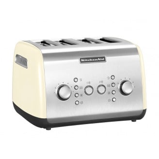 Тостер KitchenAid 5KMT421EAC, на 4 хлібці, кремовий