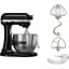 Профессиональный планетарный миксер KitchenAid Heavy Duty 5KSM7591XEOB, 6.9 л, черный Київ