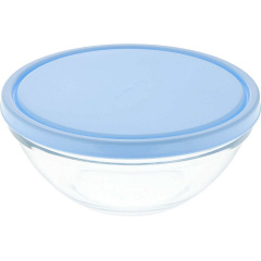 Салатник Pasabahce Шефс d - 23 см з блакитною кришкою 53583 Київ