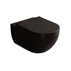 Унітаз підвісний Cielo Enjoy з кришкою Soft-close чорний (EJVSLV_CPVEJNEWFLV) Киев