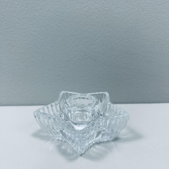 Підсвічник OLens 8030-370 Зірка 9х9x4 см Прозорий (23563) Київ