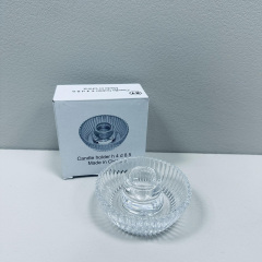 Підсвічник OLens 8030-371 Свінг 8.5x4 см Прозорий (23562) Київ