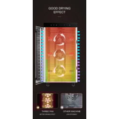 Дегідратор комерційний Tekhniko DH-20H-BK чорний (20 лотків) Запоріжжя