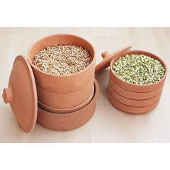 Глиняні горщики для пророщування Hawos Toni Clay Sprouter Доманівка