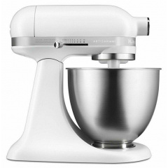 Міксер планетарний KitchenAid Mini 5KSM3311XEFW міні з чашею 3,3 л Матовий Білий Полтава