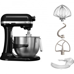 Професійний планетарний міксер KitchenAid Heavy Duty 5KSM7591XEOB, 6.9 л, чорний Киев