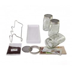 Набір для пророщування насіння Eschenfelder: 3 банки на 1000 мл, білий Київ