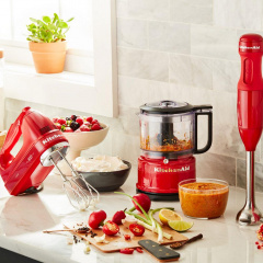Комбайн кухонний міні ювілейна серія QUEEN OF HEARTS, KitchenAid 5KFC3516HESD чуттєвий червоний Київ