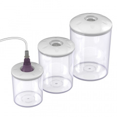 Набір вакуумних контейнерів Rommelsbacher VCK 525 (0,75 / 1,5 / 3 л) Київ