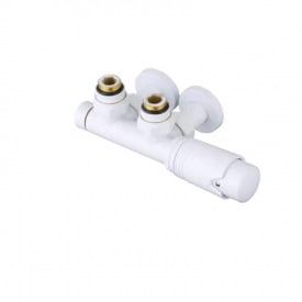 Термостатичний комплект Arttidesign для нижнього підключення 1/2 50мм білий