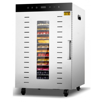 Дегідратор комерційний Tekhniko DH-16H-SS нержавіюча сталь (16 лотків)